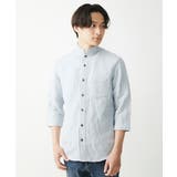 【大きいサイズあり】七分袖シャツ/リネンレーヨン | MK MICHEL KLEIN homme | 詳細画像9