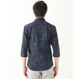 カノコペンキプリント七分袖シャツ | MK MICHEL KLEIN homme | 詳細画像10