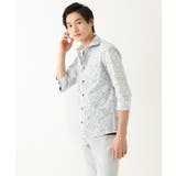 カノコペンキプリント七分袖シャツ | MK MICHEL KLEIN homme | 詳細画像17
