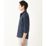 カノコペンキプリント七分袖シャツ | MK MICHEL KLEIN homme | 詳細画像9