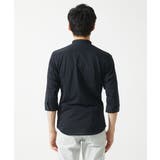 【吸水速乾】シアーボーダー七分袖シャツ | MK MICHEL KLEIN homme | 詳細画像12