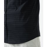 【吸水速乾】シアーボーダー七分袖シャツ | MK MICHEL KLEIN homme | 詳細画像16