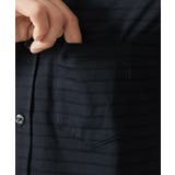 【吸水速乾】シアーボーダー七分袖シャツ | MK MICHEL KLEIN homme | 詳細画像17