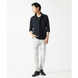 【吸水速乾】シアーボーダー七分袖シャツ | MK MICHEL KLEIN homme | 詳細画像9