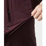 【洗える】清涼ブロックサッカー七分袖シャツ | MK MICHEL KLEIN homme | 詳細画像12