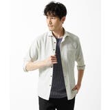 【洗える】清涼ブロックサッカー七分袖シャツ | MK MICHEL KLEIN homme | 詳細画像16