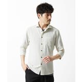 【洗える】清涼ブロックサッカー七分袖シャツ | MK MICHEL KLEIN homme | 詳細画像19