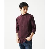 【洗える】清涼ブロックサッカー七分袖シャツ | MK MICHEL KLEIN homme | 詳細画像4