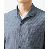 【7分袖/洗える】スタンドカラーシャツ / ストライプサッカー | MK MICHEL KLEIN homme | 詳細画像12