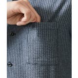 【7分袖/洗える】スタンドカラーシャツ / ストライプサッカー | MK MICHEL KLEIN homme | 詳細画像13