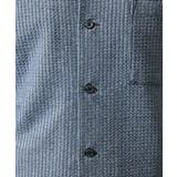 【7分袖/洗える】スタンドカラーシャツ / ストライプサッカー | MK MICHEL KLEIN homme | 詳細画像17