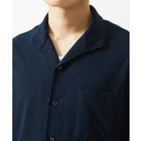 【7分袖/洗える】スタンドカラーシャツ / ストライプサッカー | MK MICHEL KLEIN homme | 詳細画像25