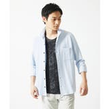 【7分袖/洗える】スタンドカラーシャツ / ストライプサッカー | MK MICHEL KLEIN homme | 詳細画像3