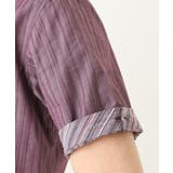 ドビーリバーシブルストライプ半袖シャツ | MK MICHEL KLEIN homme | 詳細画像13