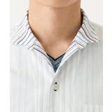 ドビーリバーシブルストライプ半袖シャツ | MK MICHEL KLEIN homme | 詳細画像23