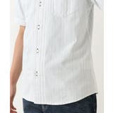 ドビーリバーシブルストライプ半袖シャツ | MK MICHEL KLEIN homme | 詳細画像25