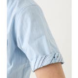 ドビーリバーシブルストライプ半袖シャツ | MK MICHEL KLEIN homme | 詳細画像7