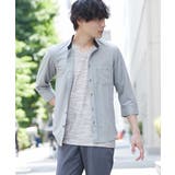 グレー | カノコ七分シャツ | MK MICHEL KLEIN homme