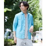 リネンスタンドシャツ | MK MICHEL KLEIN homme | 詳細画像1