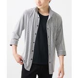 ライトグレー | 【大きいサイズあり】七分袖シャツ/ペンシルストライプジャージ | MK MICHEL KLEIN homme