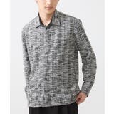 【アンサンブル対応】長袖シャツ/BUZZツィードジャージ | MK MICHEL KLEIN homme | 詳細画像3