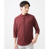 【大きいサイズあり】七分袖シャツ/ミストワッシャーカノコ | MK MICHEL KLEIN homme | 詳細画像3