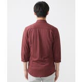 【大きいサイズあり】七分袖シャツ/ミストワッシャーカノコ | MK MICHEL KLEIN homme | 詳細画像5
