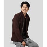 【洗える / リバーシブルカラー配色】スタンドカラーカーディガン | MK MICHEL KLEIN homme | 詳細画像1