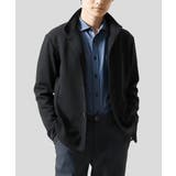 カーキ | 【洗える/ストレッチ】スタンドカラーカーディガン(TECEASY2025AW) | MK MICHEL KLEIN homme