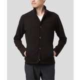 パープル | 【洗える/ストレッチ】スタンドカラーカーディガン(TECEASY2025AW) | MK MICHEL KLEIN homme