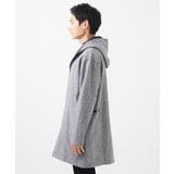 フードコーディガン ブラッシュドメルトンジャージ | MK MICHEL KLEIN homme | 詳細画像3