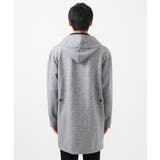 フードコーディガン ブラッシュドメルトンジャージ | MK MICHEL KLEIN homme | 詳細画像4