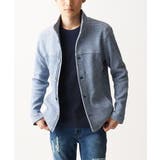 【イージーケア】ラッセルスタンドカーディガン | MK MICHEL KLEIN homme | 詳細画像2