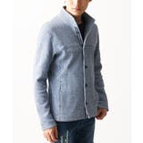 【イージーケア】ラッセルスタンドカーディガン | MK MICHEL KLEIN homme | 詳細画像3