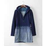 グラデーションデニムジャージ ロングパーカー | MK MICHEL KLEIN homme | 詳細画像1