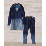 グラデーションデニムジャージ ロングパーカー | MK MICHEL KLEIN homme | 詳細画像14