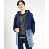 グラデーションデニムジャージ ロングパーカー | MK MICHEL KLEIN homme | 詳細画像4