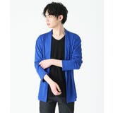 ブルー(55) | ショールカラーカーディガン | MK MICHEL KLEIN homme