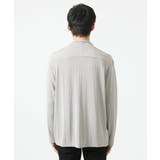 【洗える・伸縮性◎】ストライプ柄カーディガン | MK MICHEL KLEIN homme | 詳細画像14