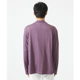 【洗える・伸縮性◎】ストライプ柄カーディガン | MK MICHEL KLEIN homme | 詳細画像5