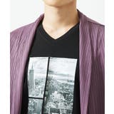 【洗える・伸縮性◎】ストライプ柄カーディガン | MK MICHEL KLEIN homme | 詳細画像6