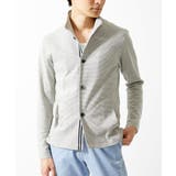 ホワイト(90) | 【洗える】スタンドカーディガンジャケット | MK MICHEL KLEIN homme