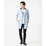 【洗える】ストライプサッカーカーディガン | MK MICHEL KLEIN homme | 詳細画像4 