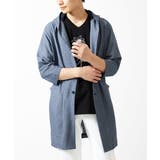 ブルー | 【洗える】ストライプサッカーカーディガン | MK MICHEL KLEIN homme