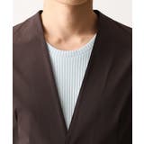 【セットアップ対応】ノーカラーカーディガンジャケット/ニュートラルストレッチ | MK MICHEL KLEIN homme | 詳細画像12