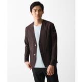 【セットアップ対応】ノーカラーカーディガンジャケット/ニュートラルストレッチ | MK MICHEL KLEIN homme | 詳細画像9