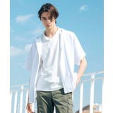 ホワイト(90) | ボタンレスフードカーディガン | MK MICHEL KLEIN homme