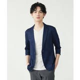 ネイビー(57) | シルケットジャケット | MK MICHEL KLEIN homme