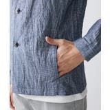 リネンワッシャースタンドカラージャケット | MK MICHEL KLEIN homme | 詳細画像10 