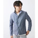 リネンワッシャースタンドカラージャケット | MK MICHEL KLEIN homme | 詳細画像5 